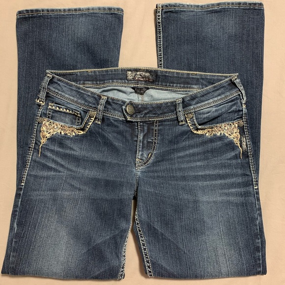 Silver "Tuesday" Jeans - Picture 2 of 2